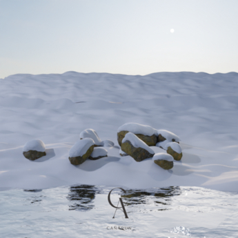 Winter Snow Rock Set
